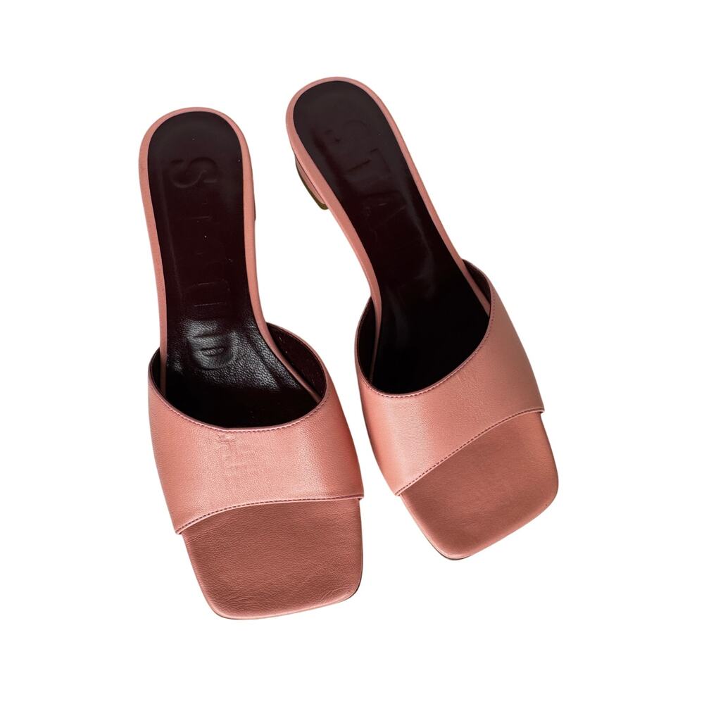 Staud Brigitte Rose 55MM Silk-Blend Mule Sandals size EU 36.5 - Picture 3 of 7